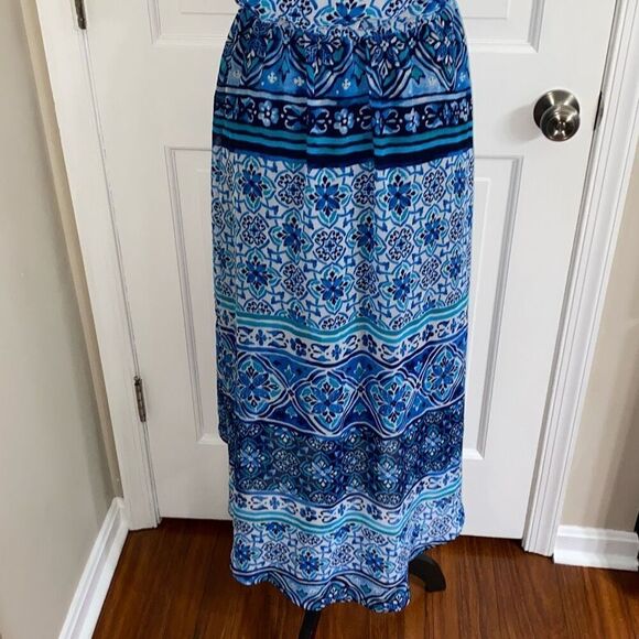 AB Studio asymmetrical maxi dress size 8 - Picture 7 of 14